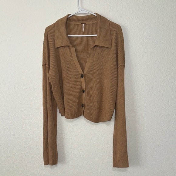 Free People Ella Sweater Shirt L - Picture 7 of 7